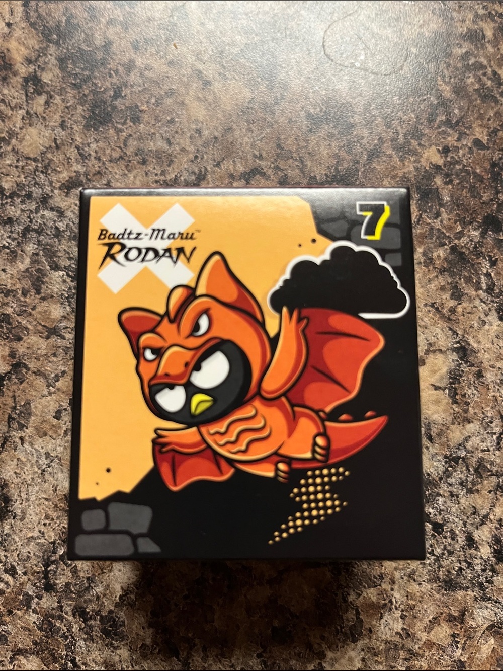McDonald's Badtz-Maru Rodan Trading Card Pack — Orange & Black